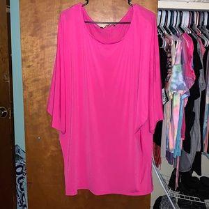 L & B pink dolman top